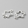 Zinc Alloy Open Back Bezel Connector Charms FIND-WH0139-69D-S-2