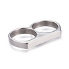 Tarnish Resistant 304 Stainless Steel Finger Rings RJEW-O032-13P-2