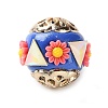 Handmade Polymer Clay Indonesia Beads IPDL-P005-04KCG-02-1