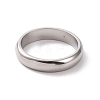 Non-Tarnish 201 Stainless Steel Plain Band Ring for Women RJEW-I089-51P-2