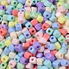 Opaque Acrylic Beads OACR-B025-06-3