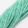 Natural Amazonite Bead Strands G-P270-2mm-24-2