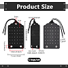 6 Bags PU Leather Earring Display Stands AJEW-PH0007-23-2