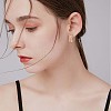 925 Sterling Silver Snake Wrap Stud Earrings with Cubic Zirconia for Women JE959A-5
