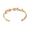 304 Stainless Steel Open Cuff Bangles for Women BJEW-M313-04G-3