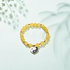 Natural Jade Stretch Bracelet BJEW-JB08525-04-2