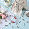 32Pcs Zinc Alloy Spring Gate Rings FIND-SC0012-71-4