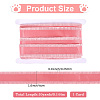 10 Yards Polyester Ruffled Lace Ribbon DIY-CY0001-23D-2