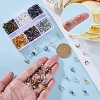 360pcs 6 Colors Brass End Bead Tips KK-SP0002-31-3
