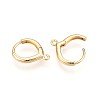 Brass Hoop Earring Finding KK-N261-63G-2