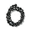 Natural Black Onyx Beads Strands G-H1310-1-4