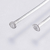 Tarnish Resistant 304 Stainless Steel Flat Head Pins X-STAS-F146-01P-40mm-2
