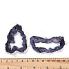 Dyed Natural Druzy Agate links G-R012-05S-02-3