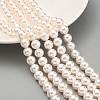 Glass Pearl Beads Strands HY-G002-01D-03-2