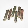 Natural Labradorite Pendants G-Q494-54A-1