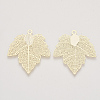 Autumn Theme Brass Filigree Pendants LS-KK-T048-057G-NF-1
