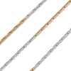 Two Tone 304 Stainless Steel Boston Link Chains CHS-G050-08GP-1