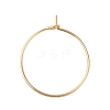 316L Surgical Stainless Steel Hoop Earring Findings X-STAS-G229-07G-02B-2