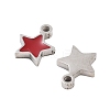 304 Stainless Steel Enamel Charms STAS-Z078-24P-2