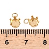 304 Stainless Steel Pendant Rhinestone Claw Charms Settings STAS-B121-01A-G-3