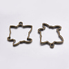 Tibetan Style Alloy Open Back Bezel Pendants LS-PALLOY-L203-12AB-2