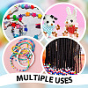 700Pcs 28 Colors Transparent & Opaque Plastic Beads KY-PH0002-30-5