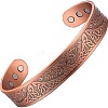 Tree of Life Pattern Alloy Magnetic Cuff Bangles for Men FS-WG37AAB-01-2