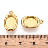 304 Stainless Steel Pendant Cabochon Settings STAS-N114-46B-G-3