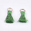 Polyeter Tassel Pendants FIND-S305-03G-2