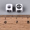 Opaque Acrylic Beads AC-N167-01A-3