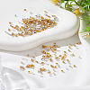 4 Bags 2 Colors Brass Crimp Beads KK-LP0001-78-1
