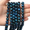 Natural Tiger Eye Beads Strands G-K203-87-10mm-3