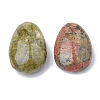 Oval Natural Unakite Palm Stone G-S330-36-2