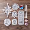 DIY Snowflake Wind Chime Making Kit DIY-D070-01P-2