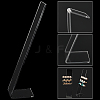 4Pcs Clear Acrylic Slant Back Hairpin Display Stands ODIS-SP0001-05-4