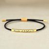 304 Stainless Steel Tube Bead Braided Bead Bracelets FS-WGDF774-02-2