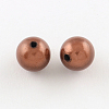 Spray Painted Acrylic Beads MACR-Q154-8mm-N03-2