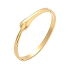 304 Stainless Steel Hinged Bangles for Women AJEW-P127-14G-4