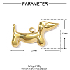 304 Stainless Steel Pendants STAS-OY001-58G-2