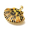 Brass Enamel Pendants KK-S508-31G-2