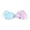 Opaque Acrylic Beads X-OACR-N150-01-2