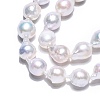 Natural Baroque Pearl Keshi Pearl Beads Strands PEAR-S019-06B-01-3