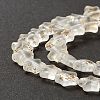 Transparent Glass Beads Strand X1-GLAA-F112-04K-5