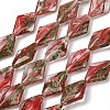 Transparent Handmade Lampwork Beads LA-CBAF0C8-02B-1