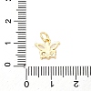 Brass Micro Pave Clear Cubic Zirconia Pendants KK-S510-30G-3