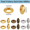 600Pcs 3 Colors Tibetan Style Spacer Beads FIND-SP0002-26-2