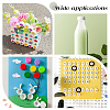 105Pcs 3 Styles Plastic Bottle Caps KY-OC0001-57-5