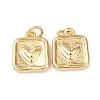 Brass Pendants KK-D019-17G-1