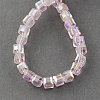 Electroplate Glass Beads Strands EGLA-R030-4x4mm-29-2