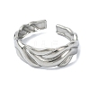 304 Stainless Steel Open Cuff Rings RJEW-M019-41P-2